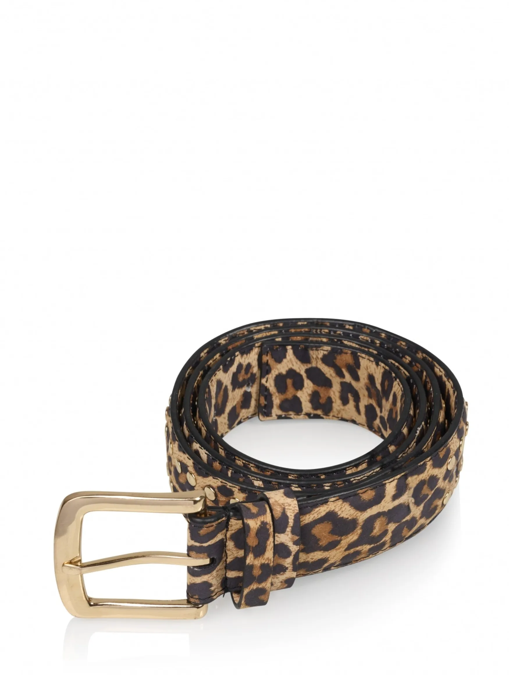 DWRS label ALEXANDRIA leopard - Riemen | Cognac / Leopard> Riemen