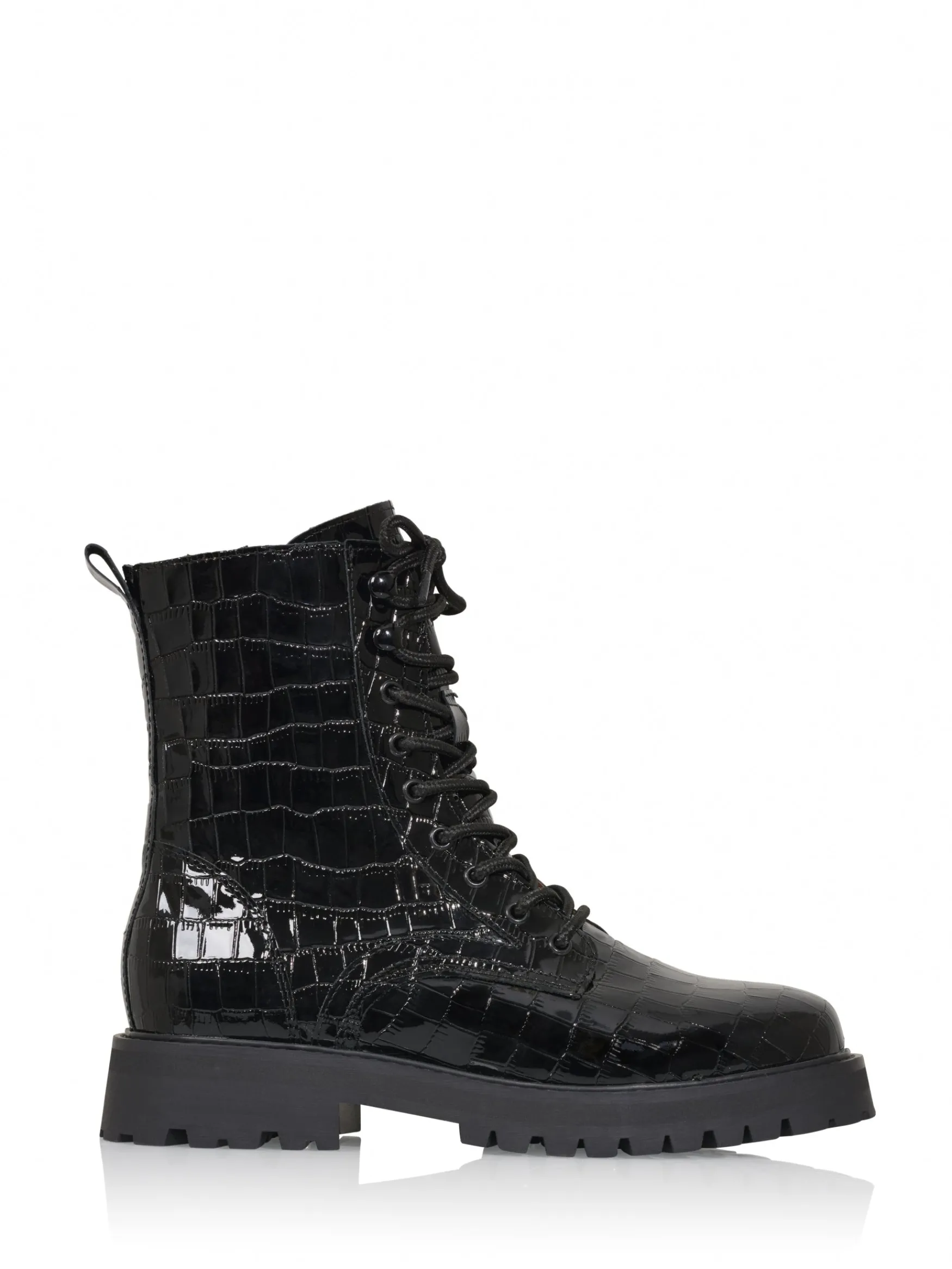 DWRS label BOGOTA croco - Bikerboots | >DAMES Laarzen | Bikerboots