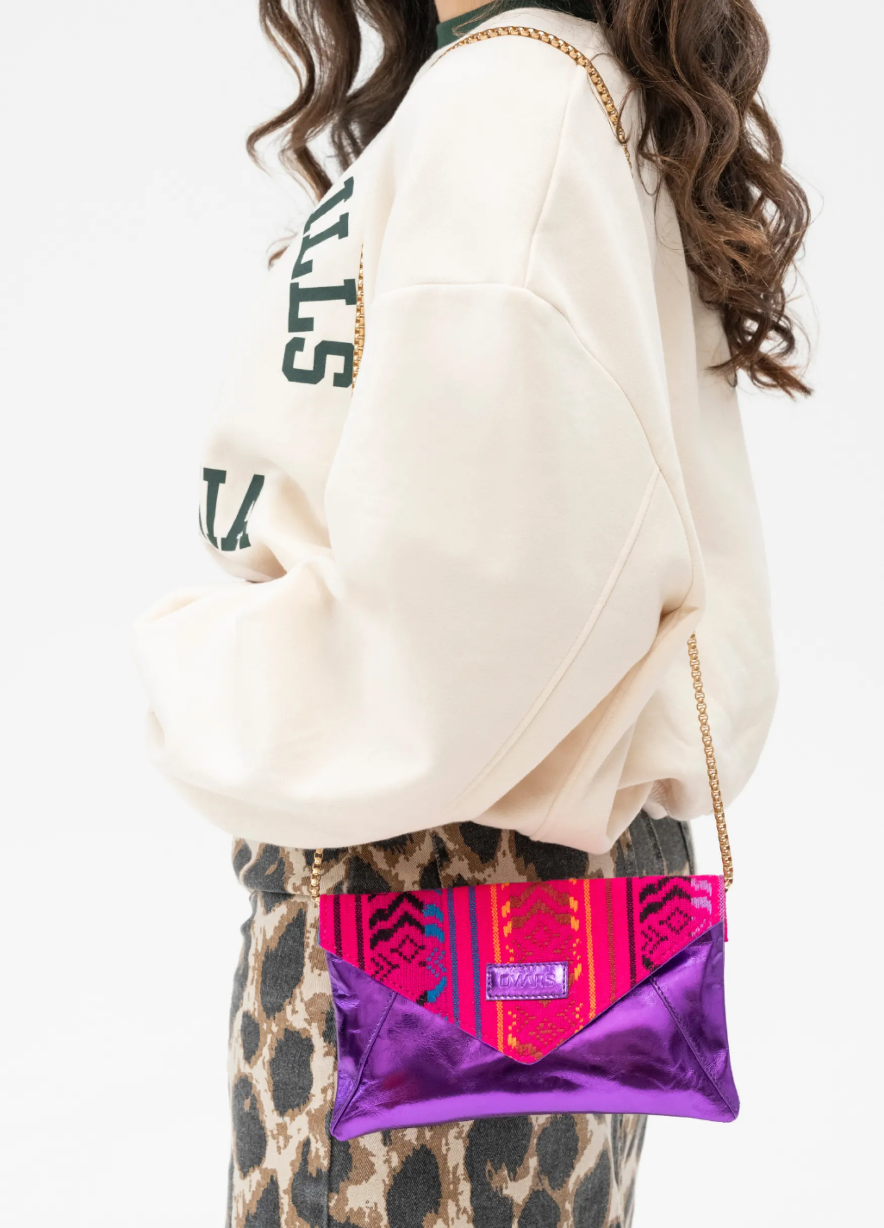 DWRS label CHICO cord jacquard - Tassen | Neon Pink / Purple> Tassen