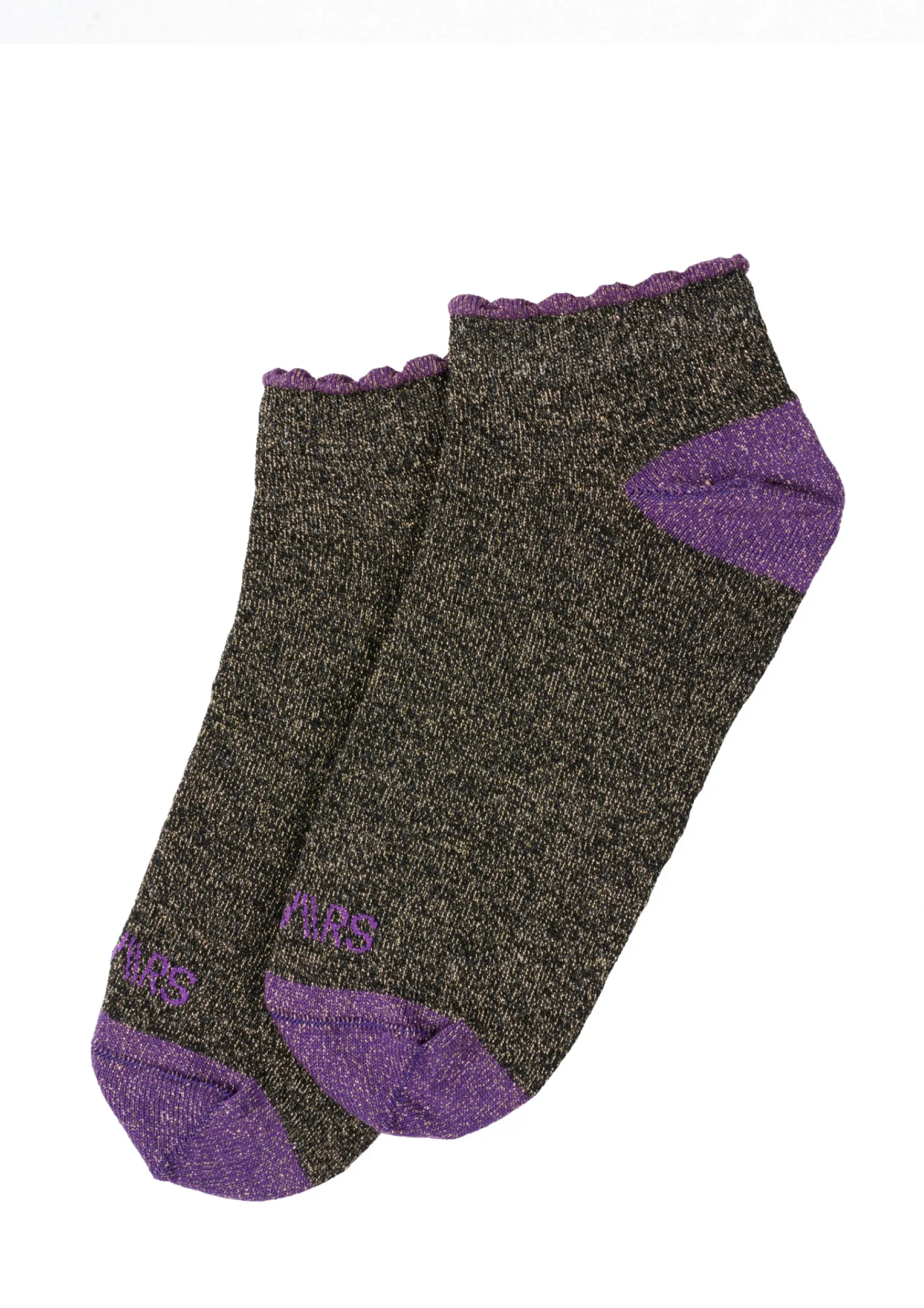 DWRS label LIZZY SOCKS - Sokken | Black / Purple> Sokken