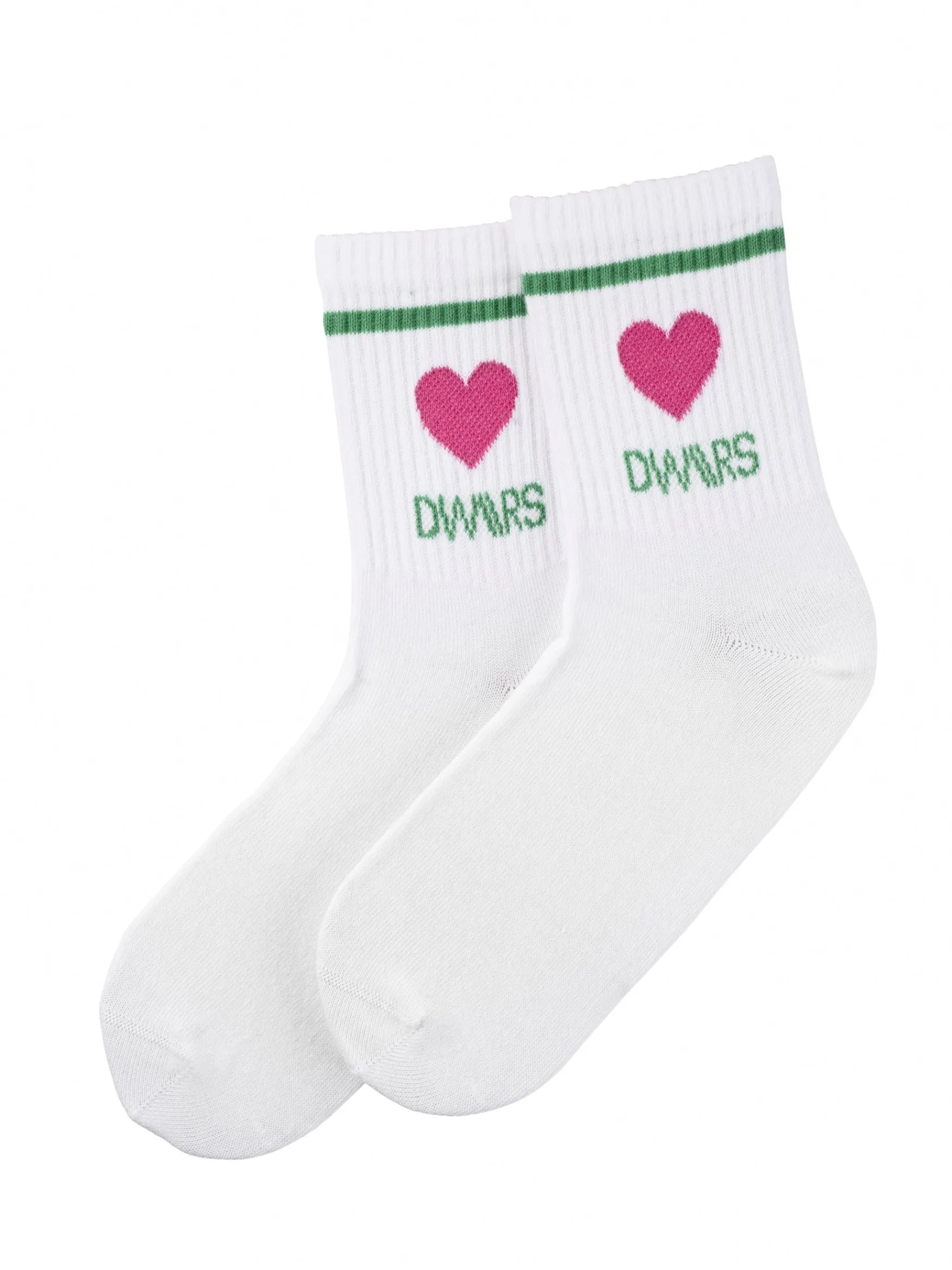 DWRS label LYLA SOCKS - Sokken | White / Green> Sokken