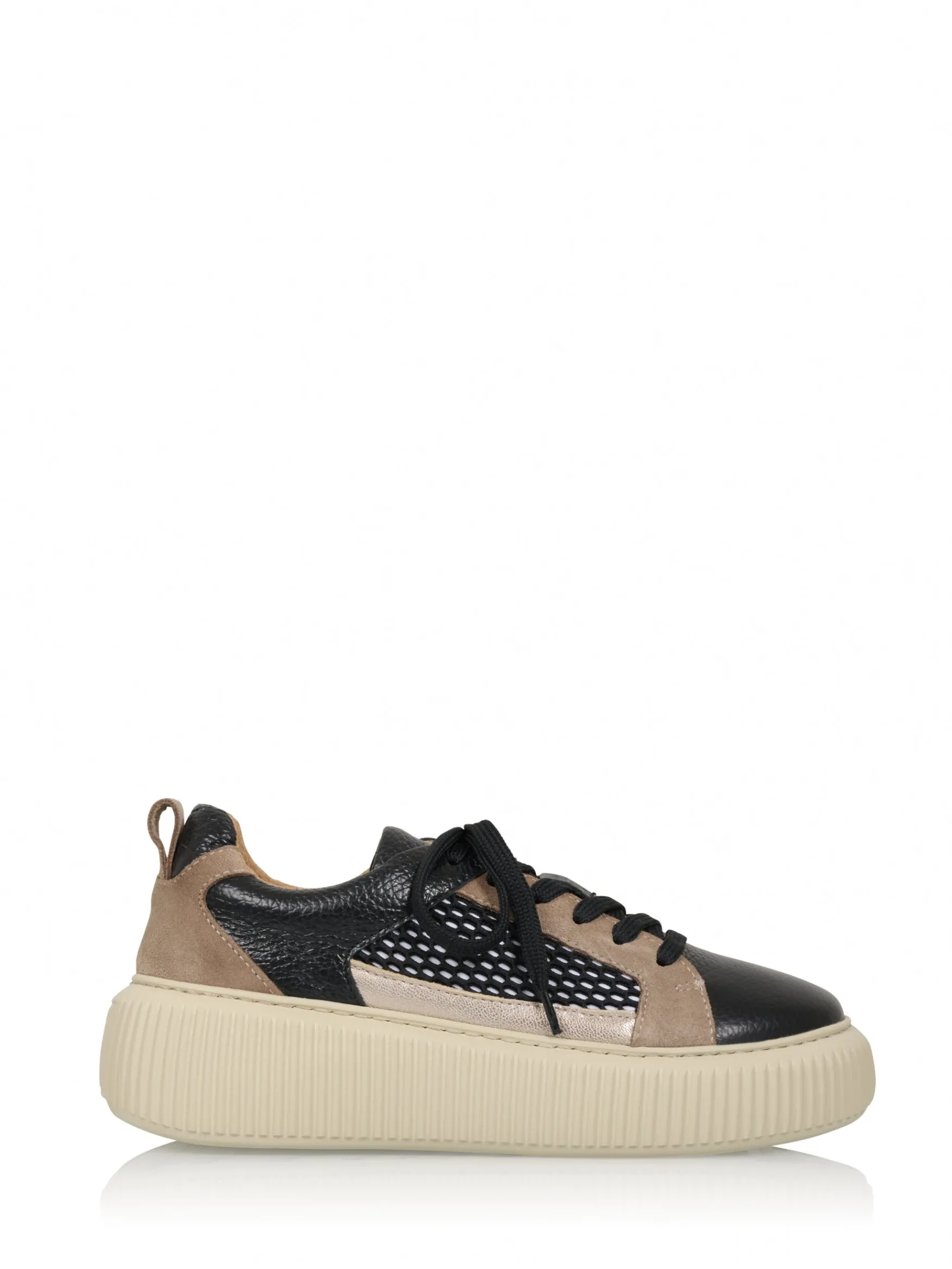 DWRS label MADISON | Black / Taupe>DAMES Sneakers