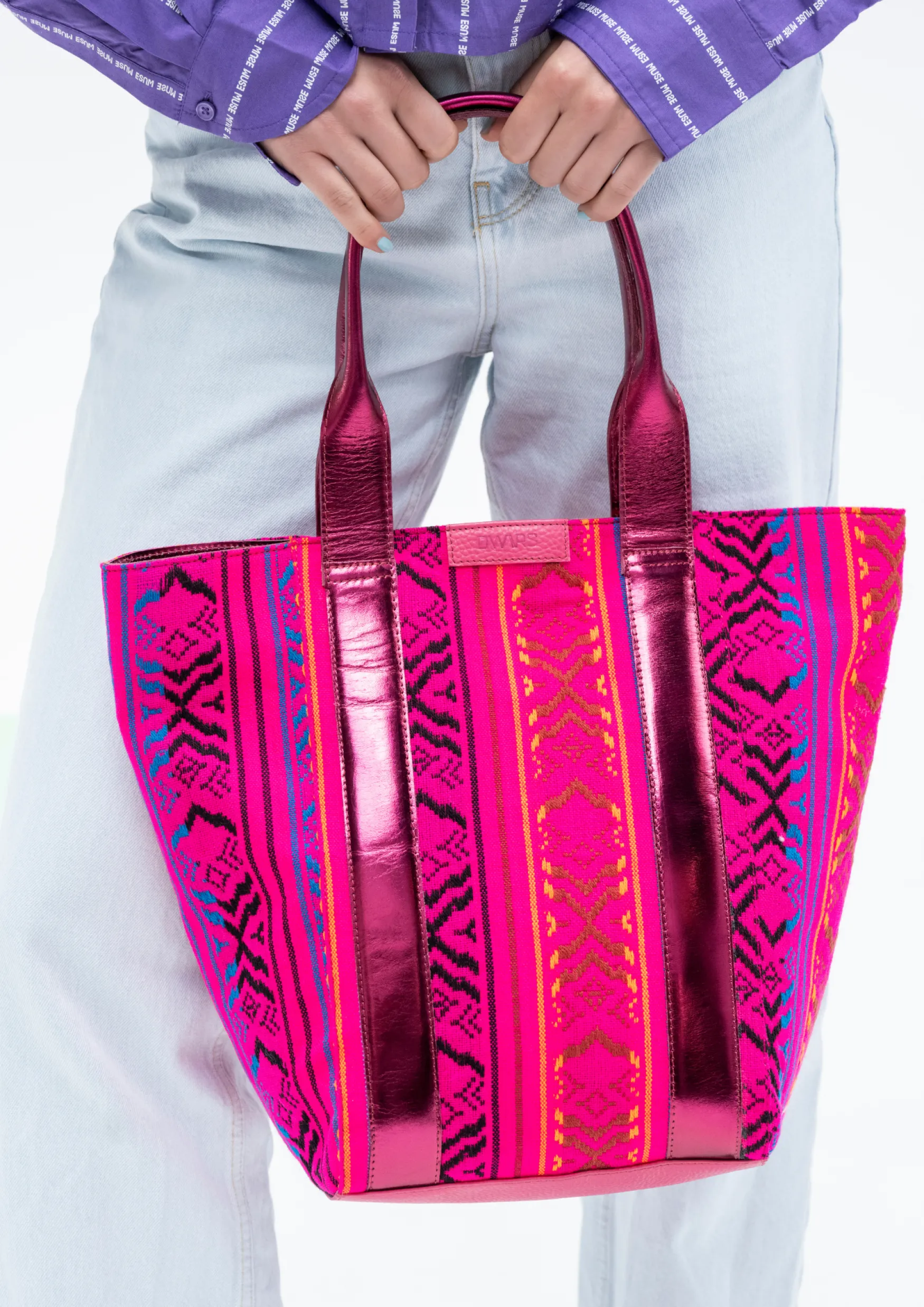 DWRS label MONICA jacquard - Tassen | Neon Pink> Tassen