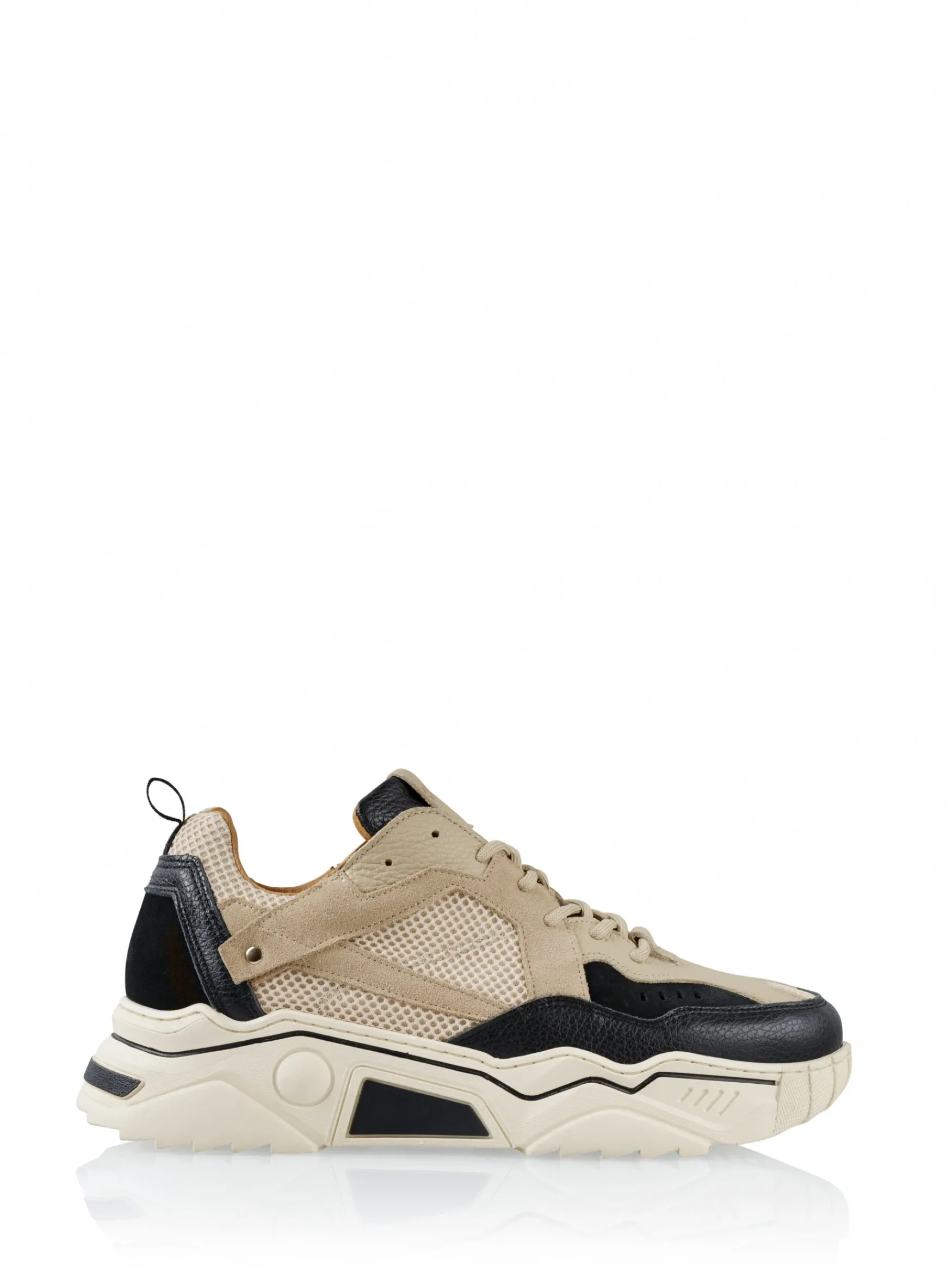 DWRS label PLUTO MEN - Sneakers | Taupe / Black> Mannen