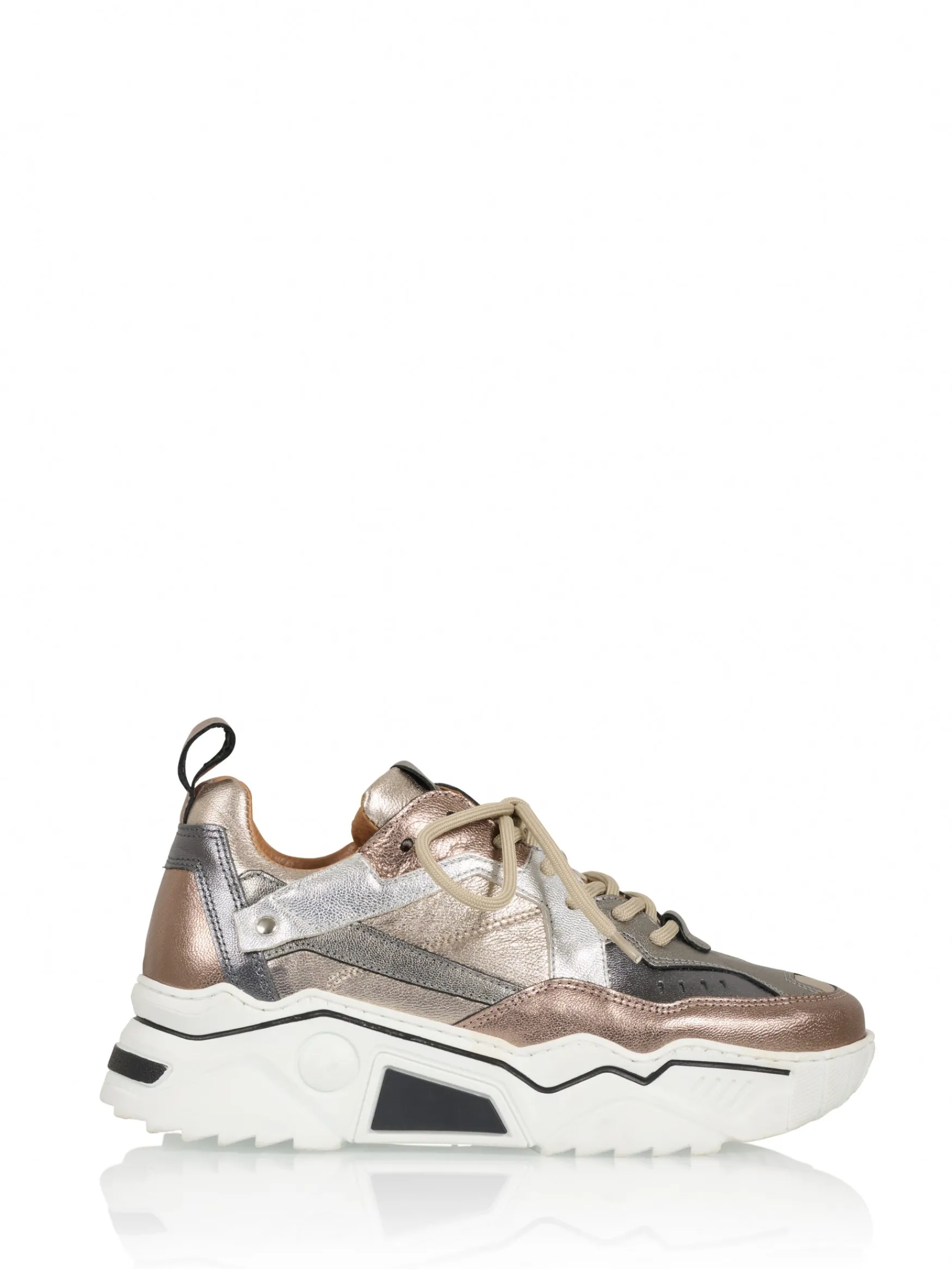 DWRS label PLUTO metallic - Sneakers | Stone / Cipra>DAMES Sneakers