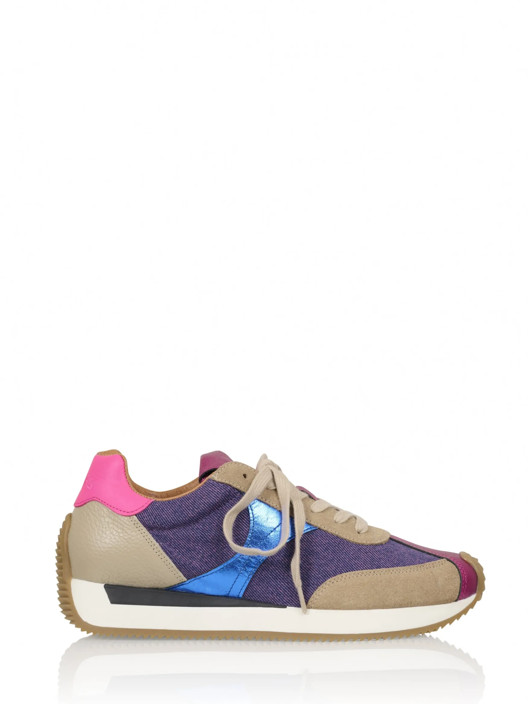 DWRS label SCOBEY denim - Sneakers | Fuchsia / Jeans>DAMES Sneakers